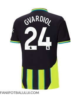 Manchester City Josko Gvardiol #24 Tricou Fotbal Replică 2024-25 Barbati Deplasare